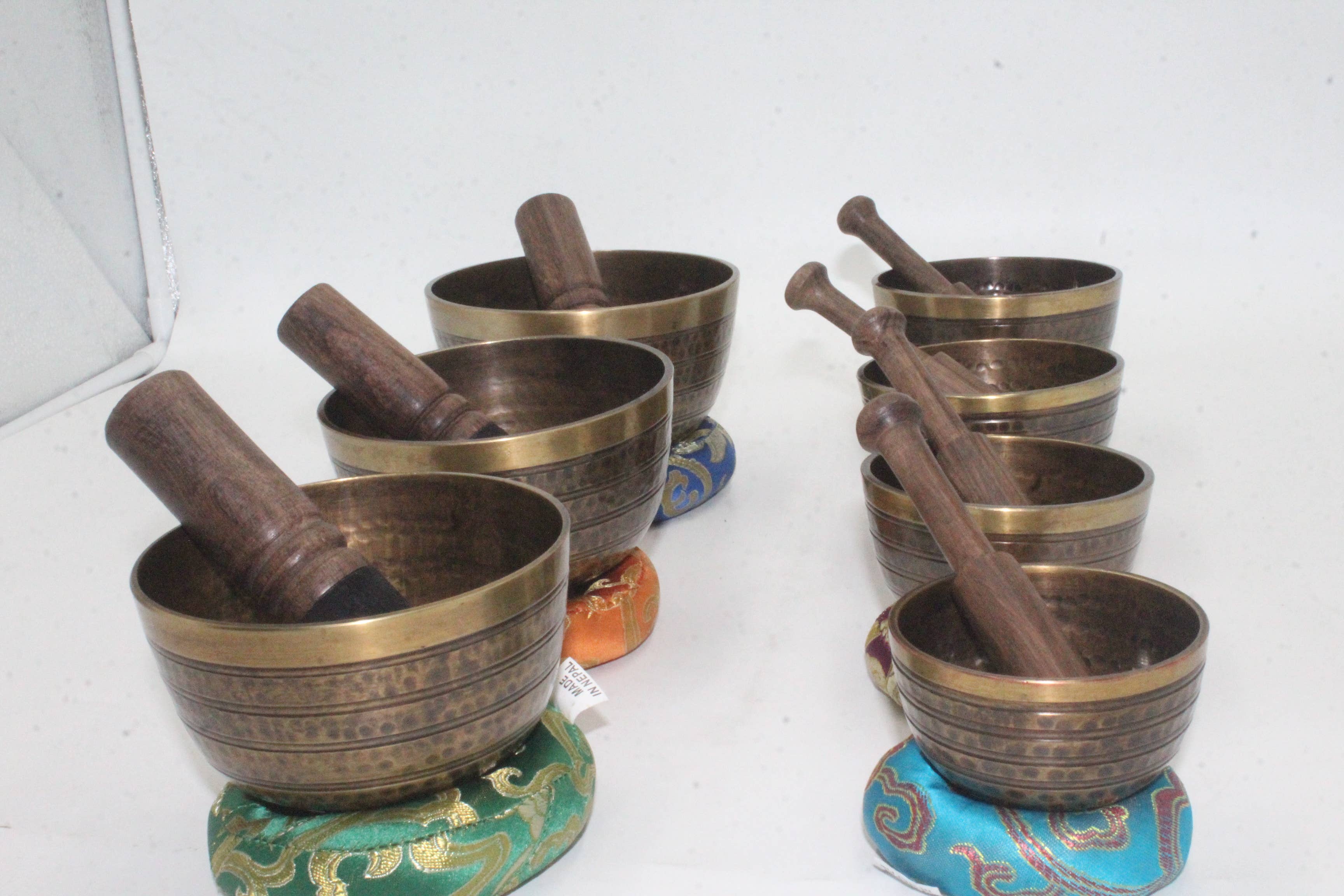 Fwosi - Wholesale Meditation Supplies - Professional 7 Chakra Healing Singing B Set Holistic Set3