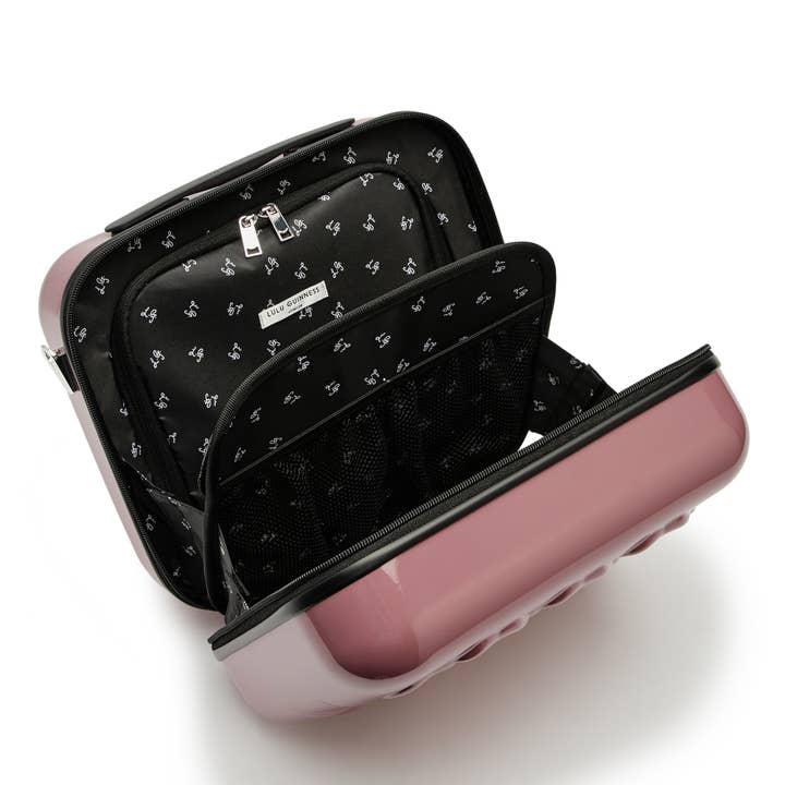 Lulu Guinness – wholesale Make-up/cosmetic bag – ANTIQUE ROSE LULU LIPS VANITY CASE