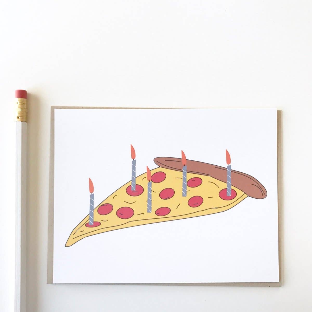 PAGEFIFTYFIVE - Wholesale Birthday Card - Pizza Birthday Card2