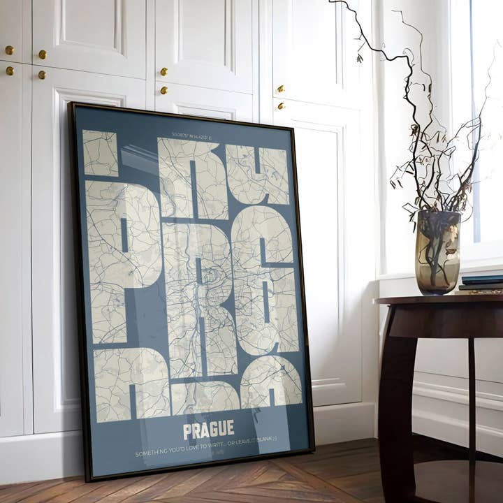 Carte PRG Letra pour la vente par The Traveler Art