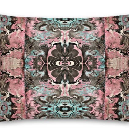 PINK ARABESQUE for wholesale by KALEIDO MARBLING ART