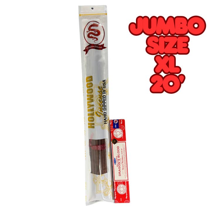 Dragons Blood Jumbo 20' Inch Long Incense Sticks for wholesale by Botanica Luz Del Dia Inc
