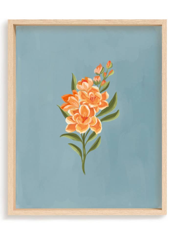 Gladiolus print voor wholesale door Loveall Design Co.