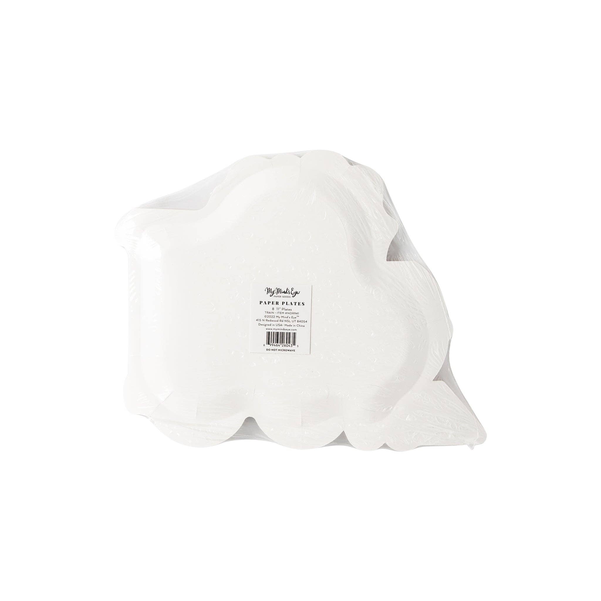 My Mind’s Eye - Wholesale Disposable Plate - NOR941 - North Pole Express Train Shaped Plate4