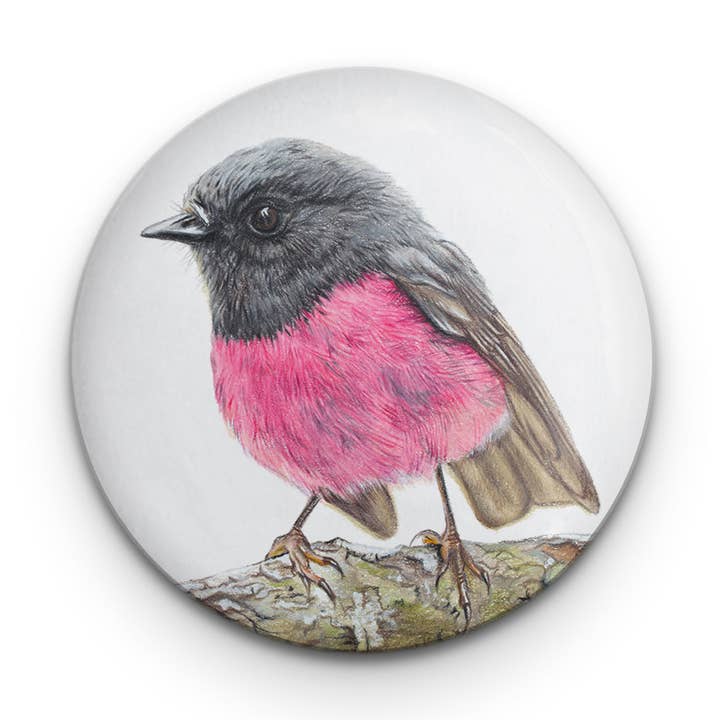 Roze Robin - Insigne voor wholesale door Hayley Wilson