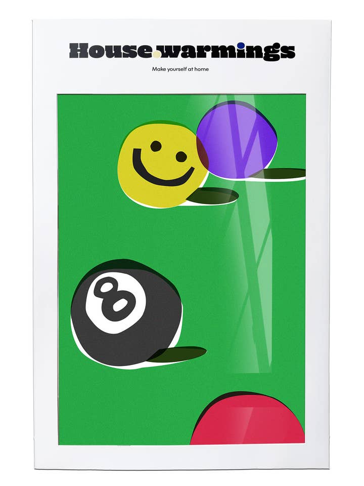 Impression d'art 8 BALL - Format A4 pour la vente par House.warmings