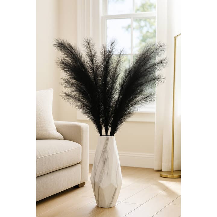 Mollie Sophia Ltd - Wholesale Dried/pressed flowers - Faux Pampas Grass 120cm – Boho Decor in 6 Colours