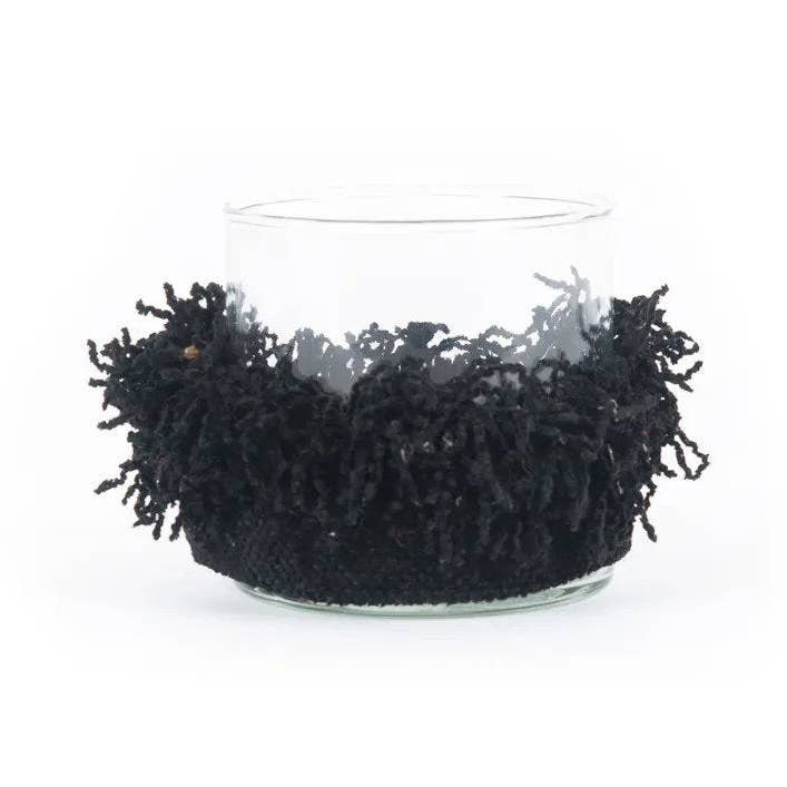The Oh My Gee Candle Holder - Black Velvet - S for wholesale by Bazar Bizar Living