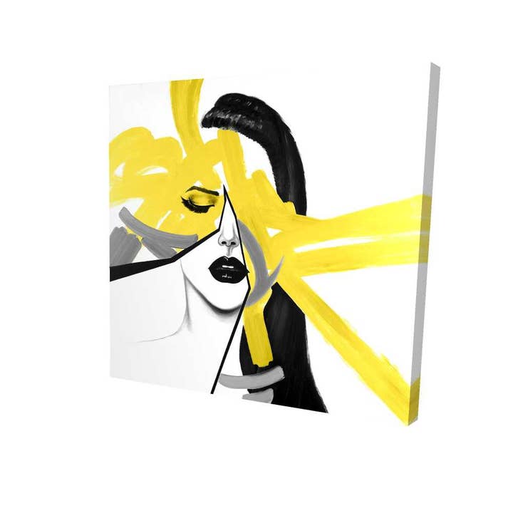 Beauty Divided - Retro Gray Canvas | Home Decor Wall Art for wholesale by BEGIN HOME DECOR