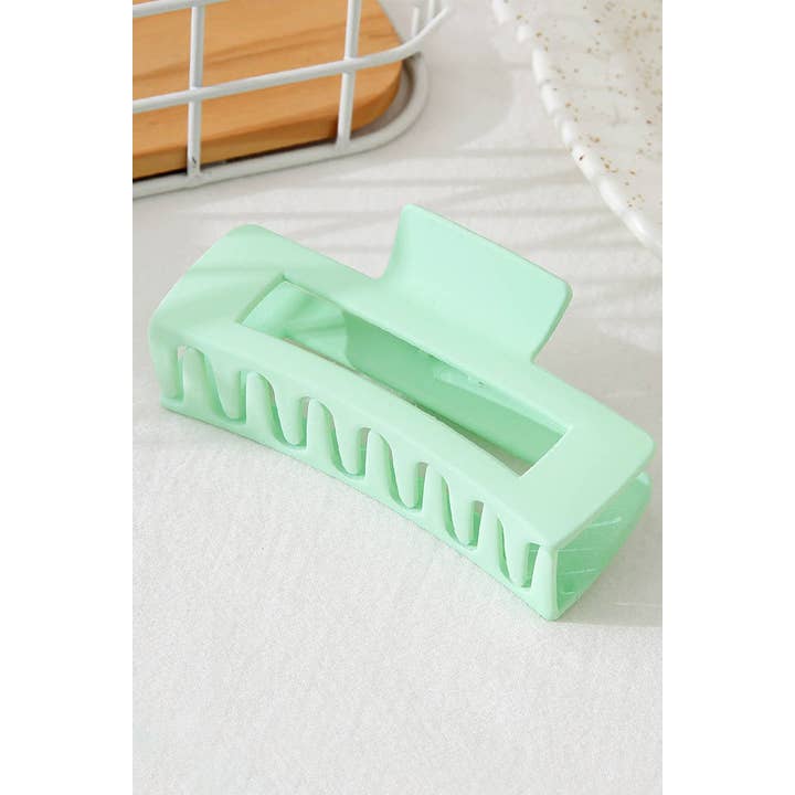 Hana - Wholesale Hair Clip - Women's - Solid Color Rectangle Shaped Hair Claw9