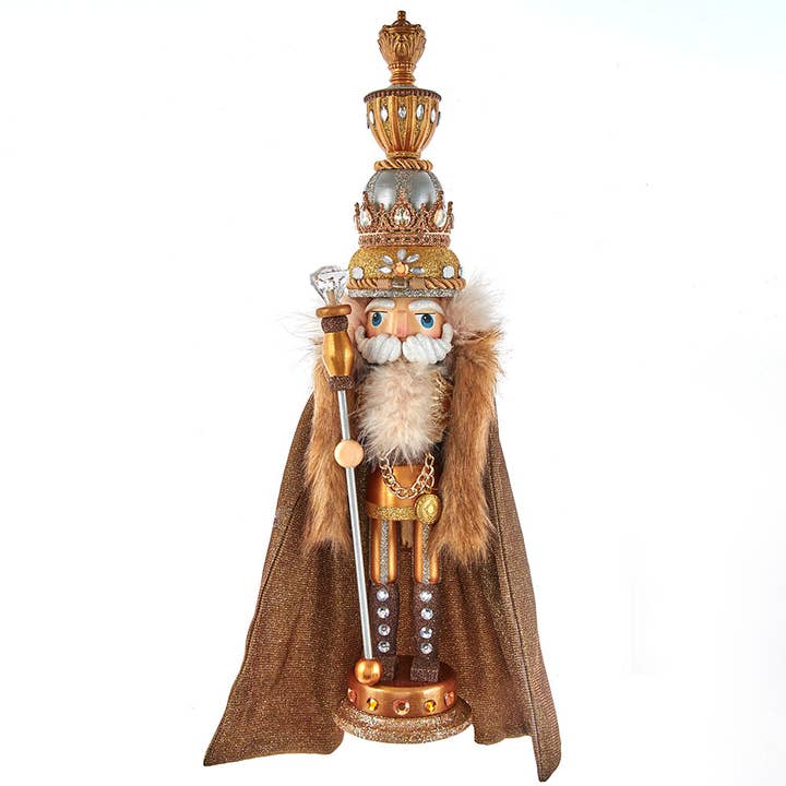 17.5“ Hollywood Nutcrackers™ Gold King Nutcracker for wholesale by Kurt S. Adler, Inc.
