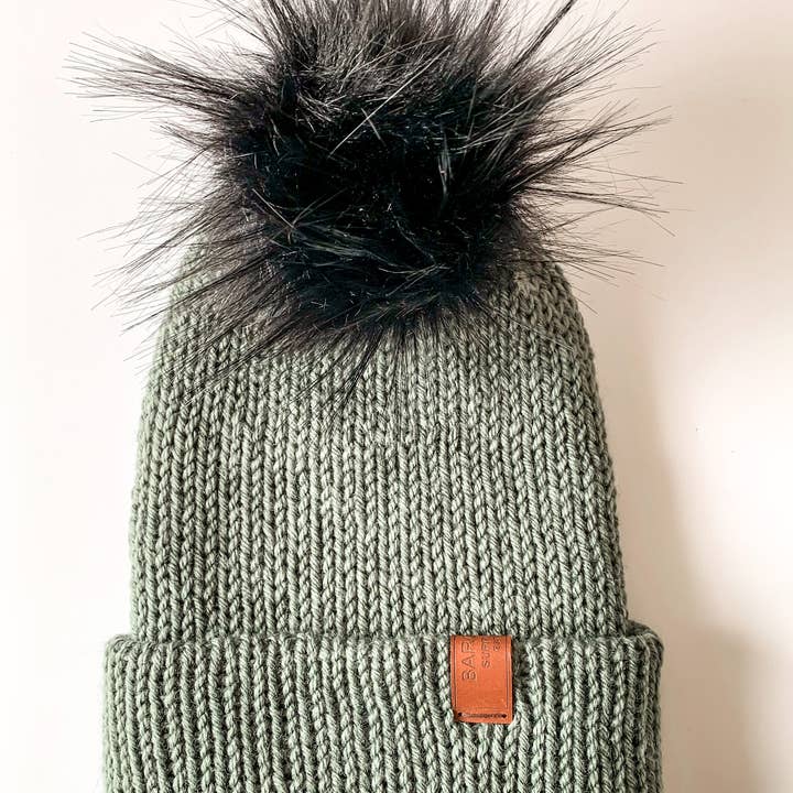 Barossa Supply Co. - Wholesale Beanie - Women's - New Season! Double Knit Pom Pom Beanie - Wool Blend
