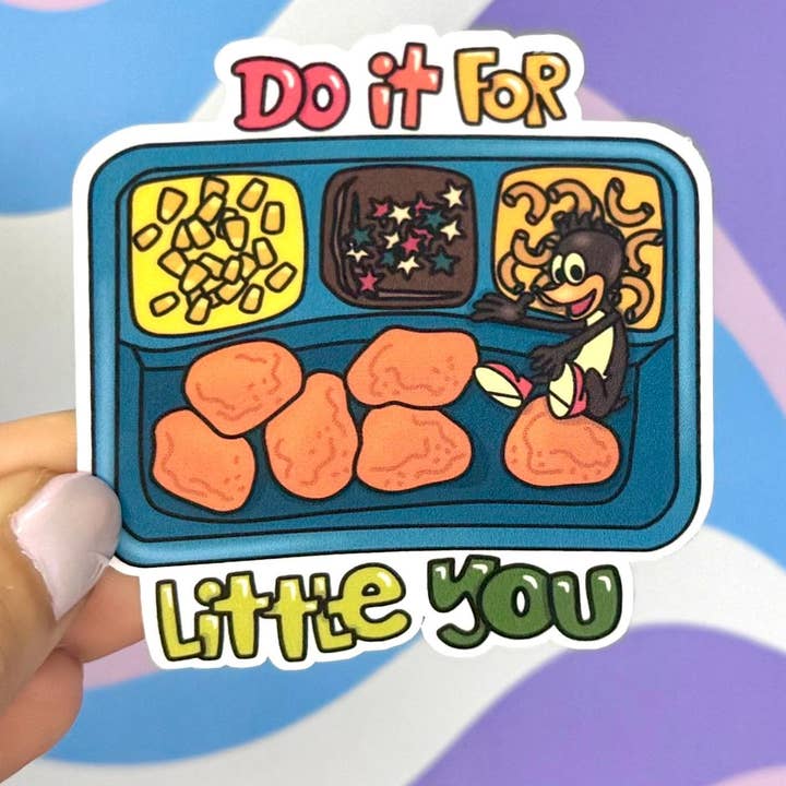 Kid Cuisine Do It For Little You Sticker for wholesale by Ordinary Joy Studio
