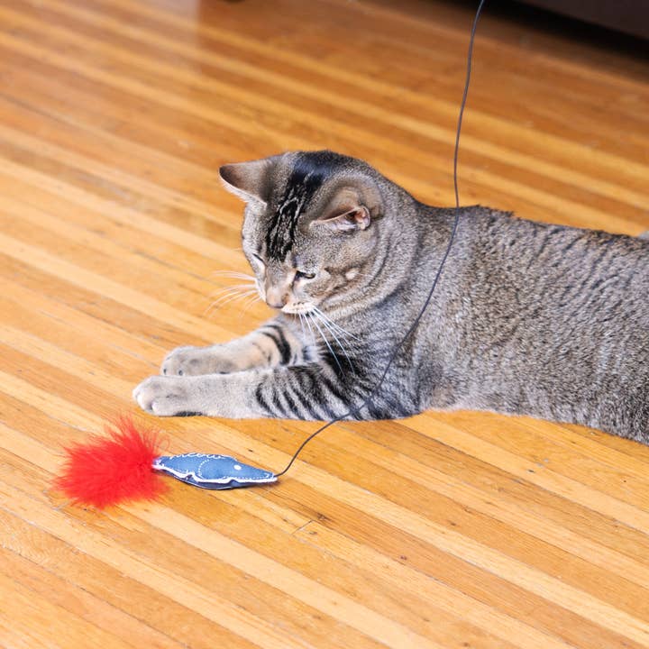 Pavilion - Wholesale Pet toy – Cat - Mouse - 18" Cat Teaser Wand1