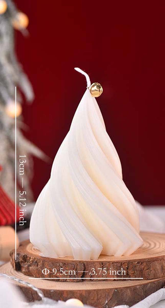 Candles Meta - Wholesale Novelty candle - Mini Rotating Christmas Tree Home Decoration Candles12