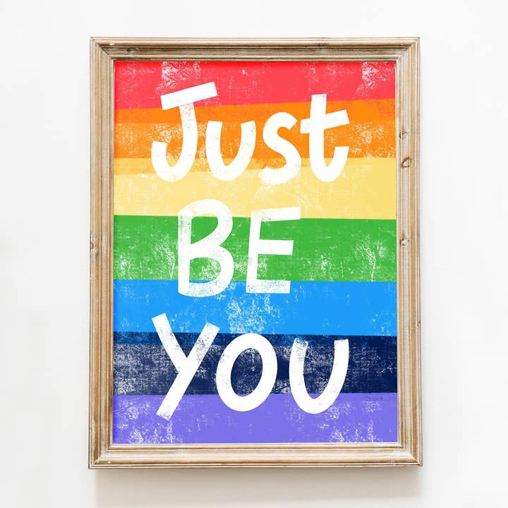 Just Be You Print for wholesale by Studio C Paper