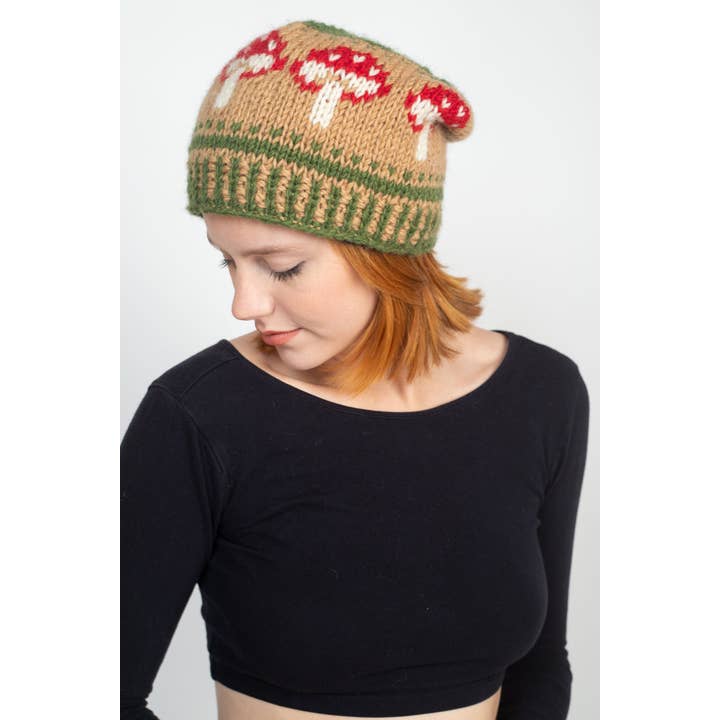Lakhays Collection Inc. - Wholesale Beanie - Unisex - Wild Mushroom Slouchy Beanie