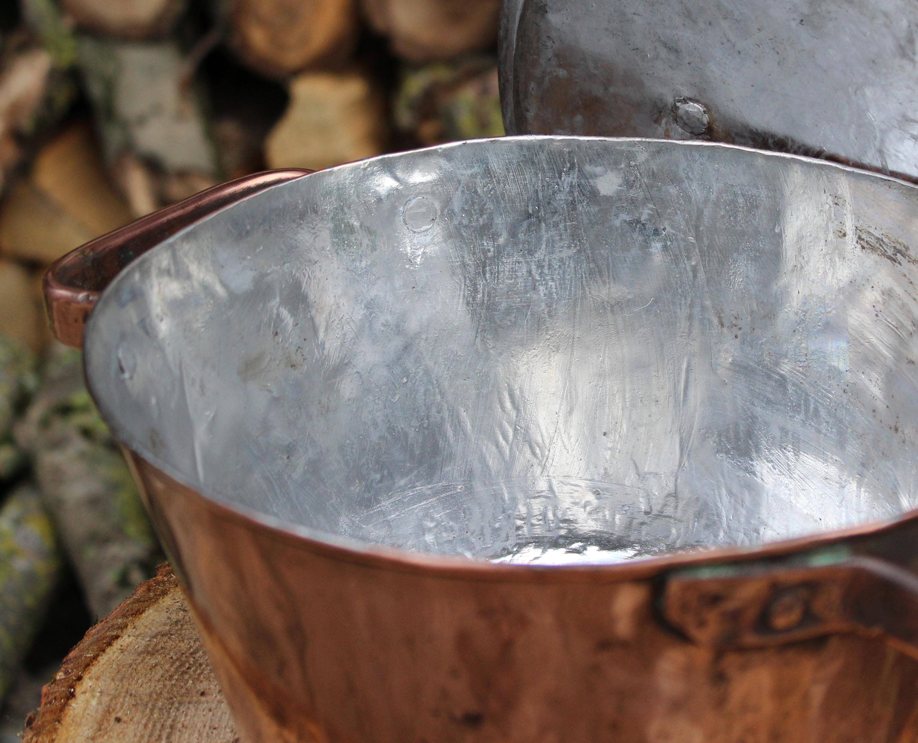 La Casa del rame – wholesale Kastrull – Handgjord konisk kastrull i tennad koppar2