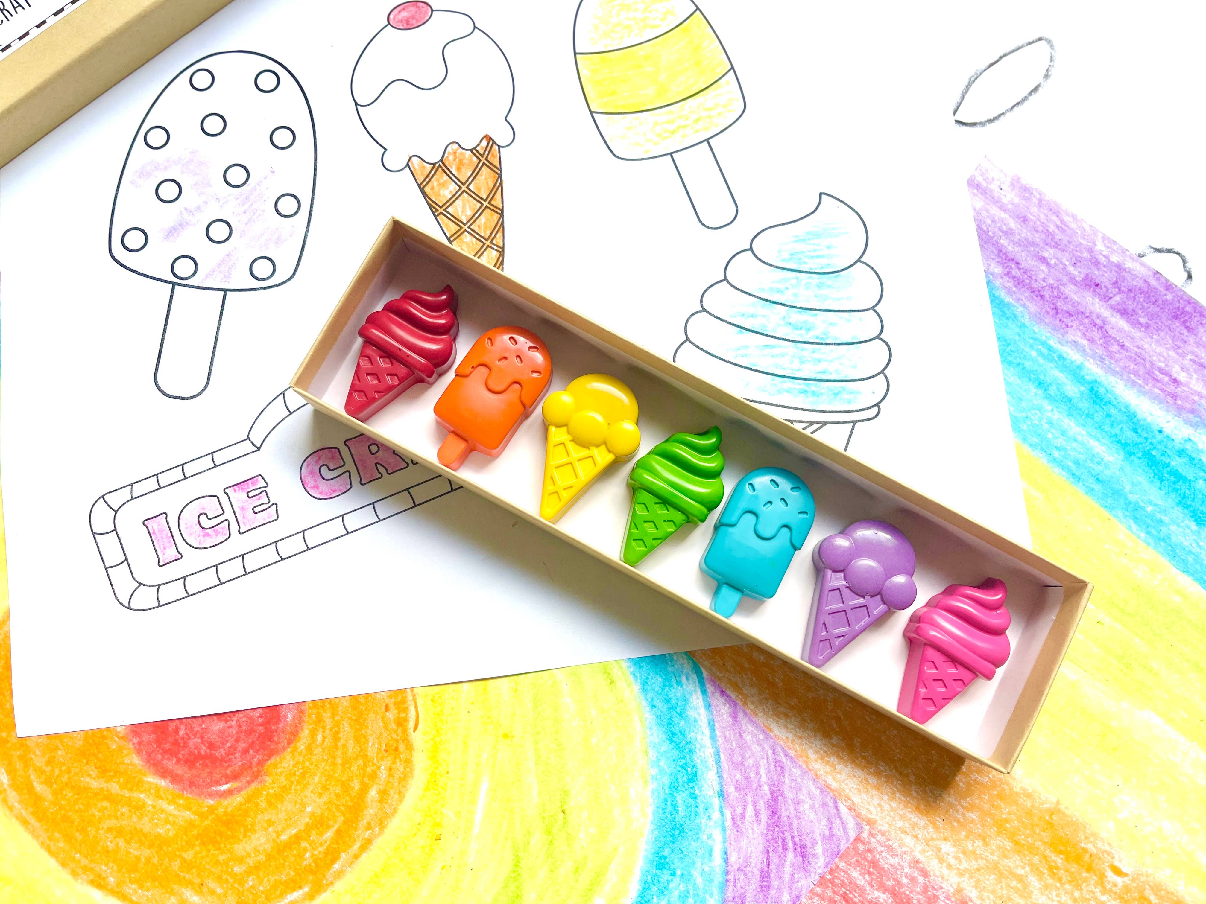KagesKrayons - Wholesale Crayons - Kids & Baby - Ice Cream Crayons Gift Box2
