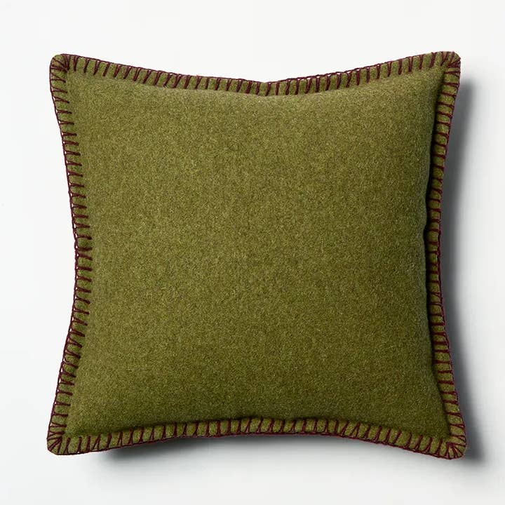 Burel Factory – wholesale Throw pillow cover – Blanket Stitch Pillow0