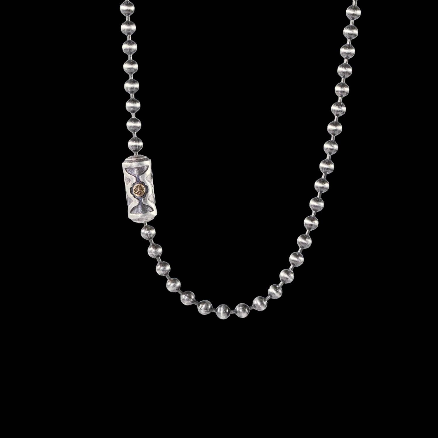 Coppertist.wu - Venta al por mayor Collares de cadenas y eslabones - Collar con cadena de bolas Ruyi, 3 mm0