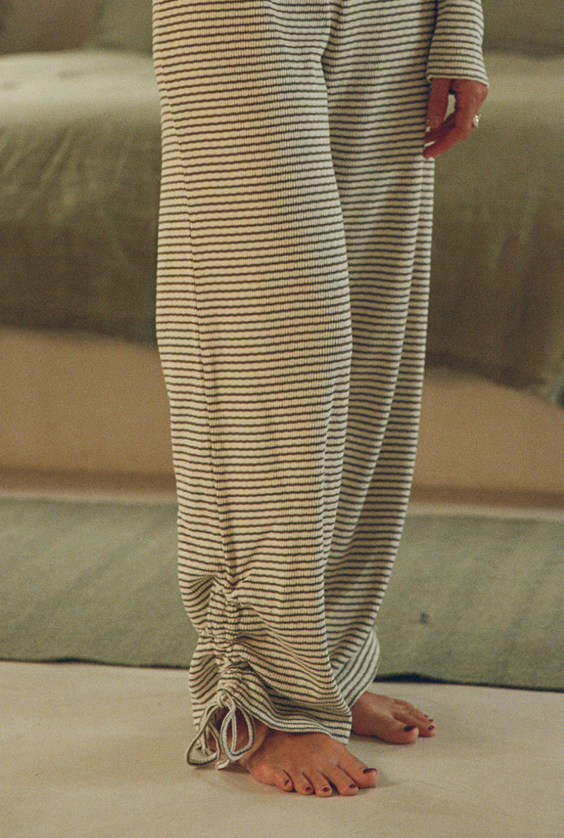 Nénés - Vente Pantalon – femme - Pantalon Zaniah - Rayures vertes2