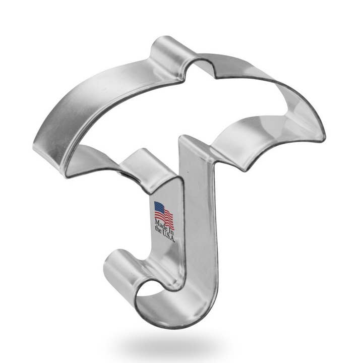 Umbrella Cookie Cutter 3 in B1090 for wholesale by CookieCutter.com
