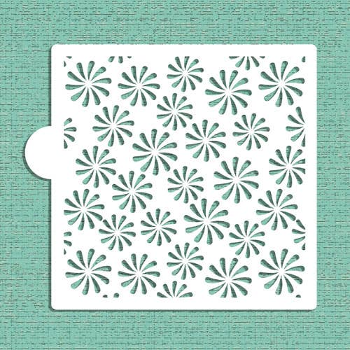 Designer Stencils - Wholesale Stencil/Craft Die - Candy Swirls Cookie and Craft Stencil