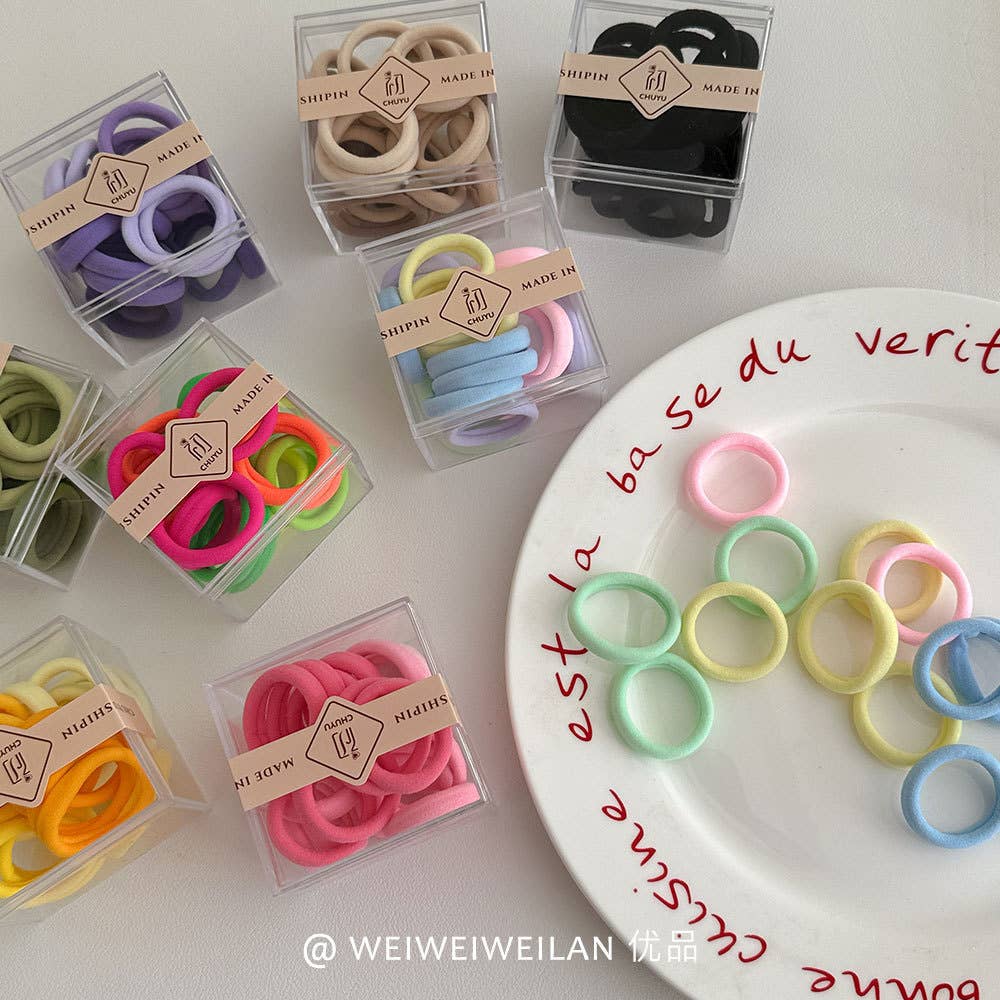 XO Fashion - Wholesale Hair Tie - HT6312 Exquisite Boxed Colorful Daily Versatile Hair Tie11