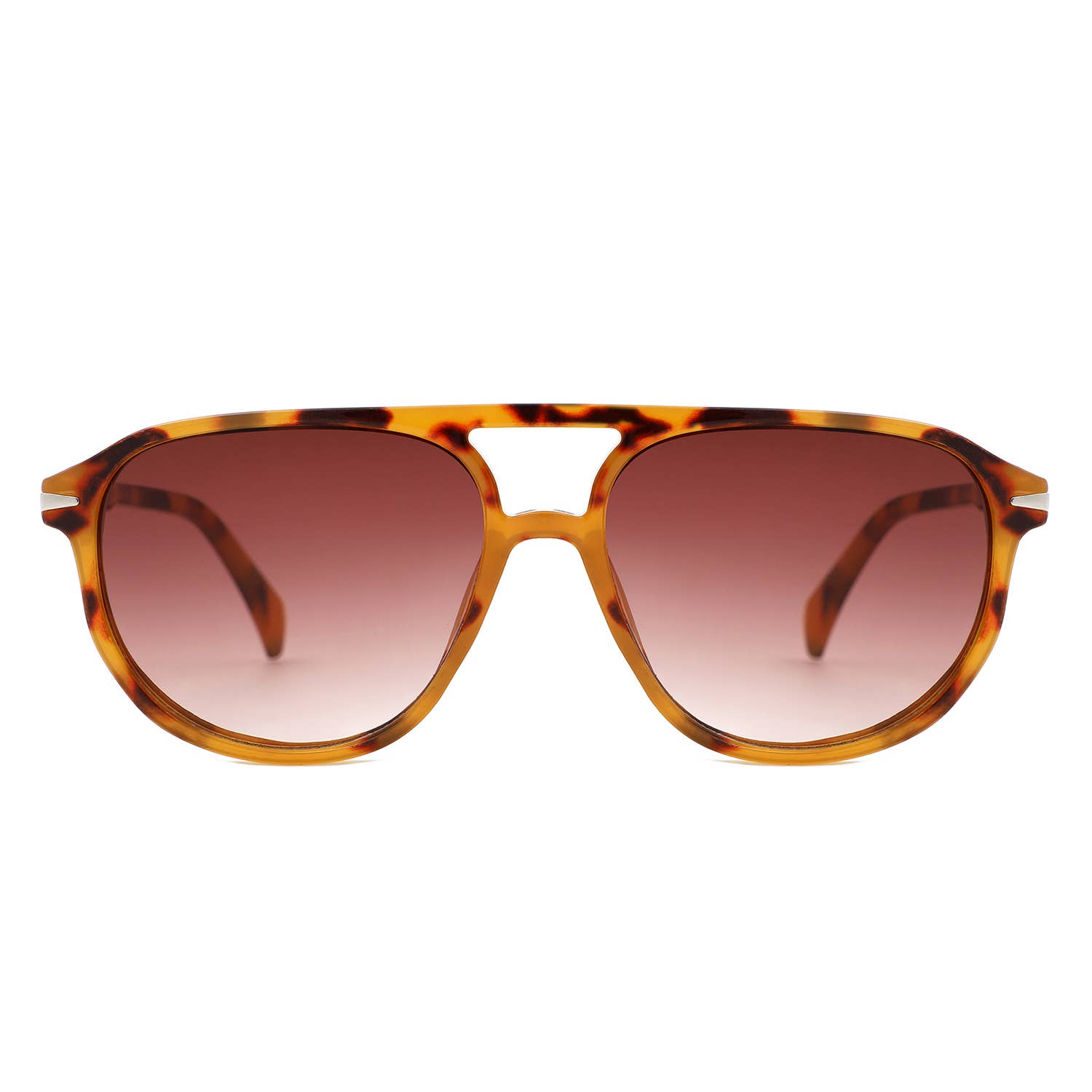 Cramilo Eyewear - Wholesale Sunglasses - Unisex - Retro Brow-Bar Unisex Frame Fashion Aviator Sunglasses4