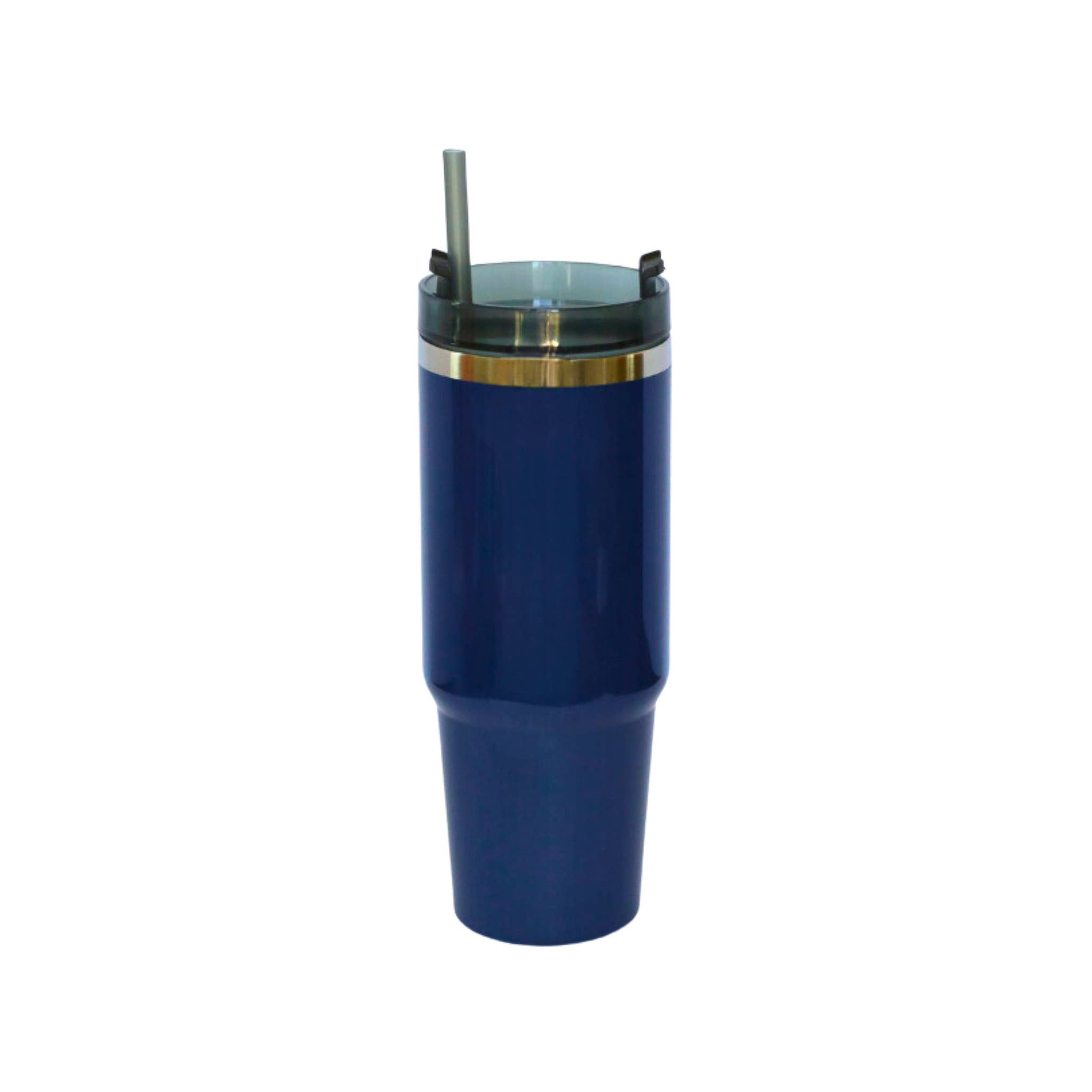 Creative Gifts International Inc. - Wholesale Insulated Mug/Tumbler - 30 Oz Stainless Steel Tumbler with Straw - Navy1