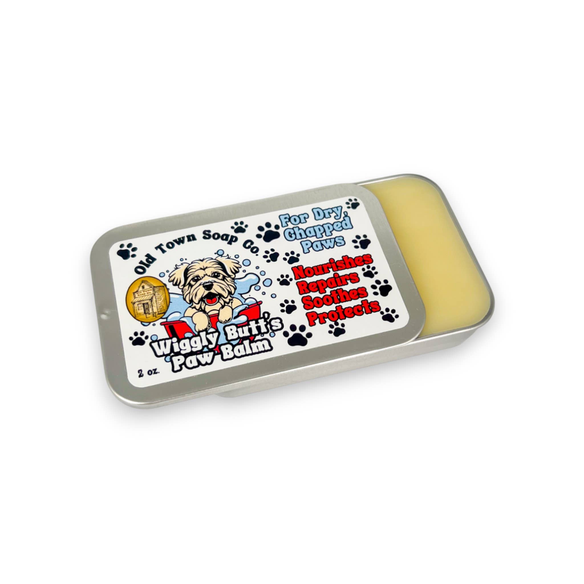 Old Town Soap Co. - Wholesale Pet Paw Protection - Wiggly Butt's Dog Paw Balm4