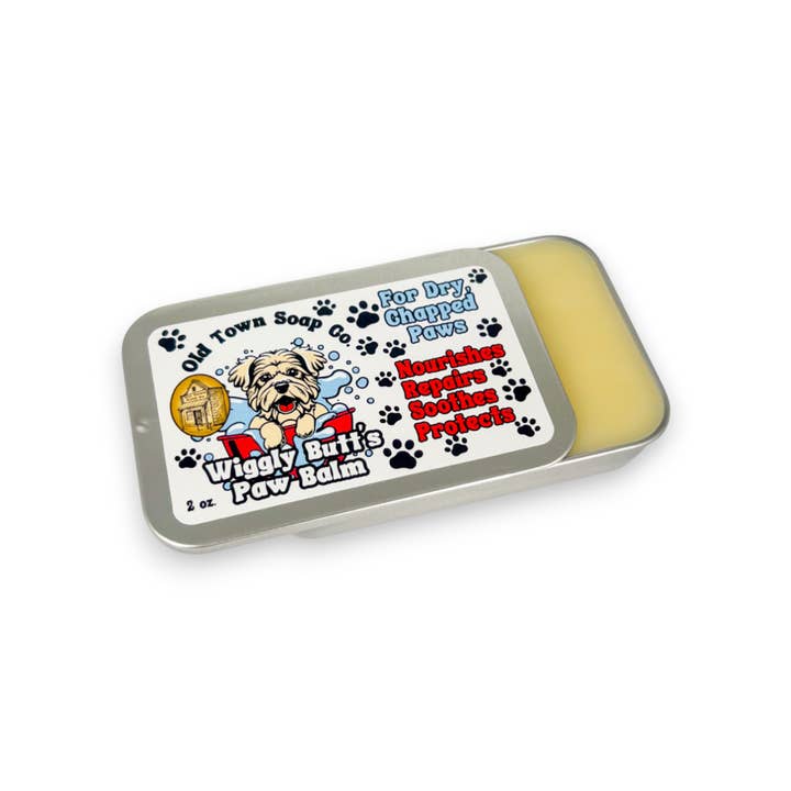 Old Town Soap Co. - Wholesale Pet Paw Protection - Wiggly Butt's Dog Paw Balm4