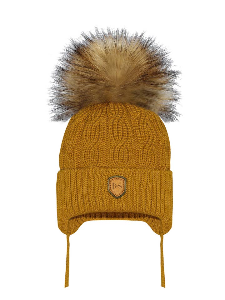 WY55/FC TERRA Jungen-Wintermütze mit Zopfstrick und Bommel für den Großhandel von Barbaras