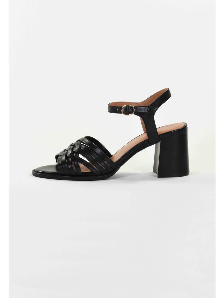 Emilie Karston - Wholesale Sandals - Women's - LIANNY Heeled sandals with crisscrossed leather straps1