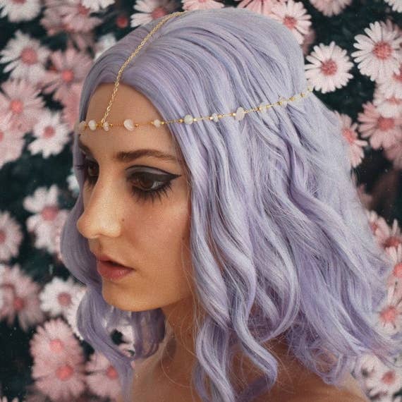 cadena de cabeza de cuarzo rosa para venta al por mayor de Judy & Madeleine