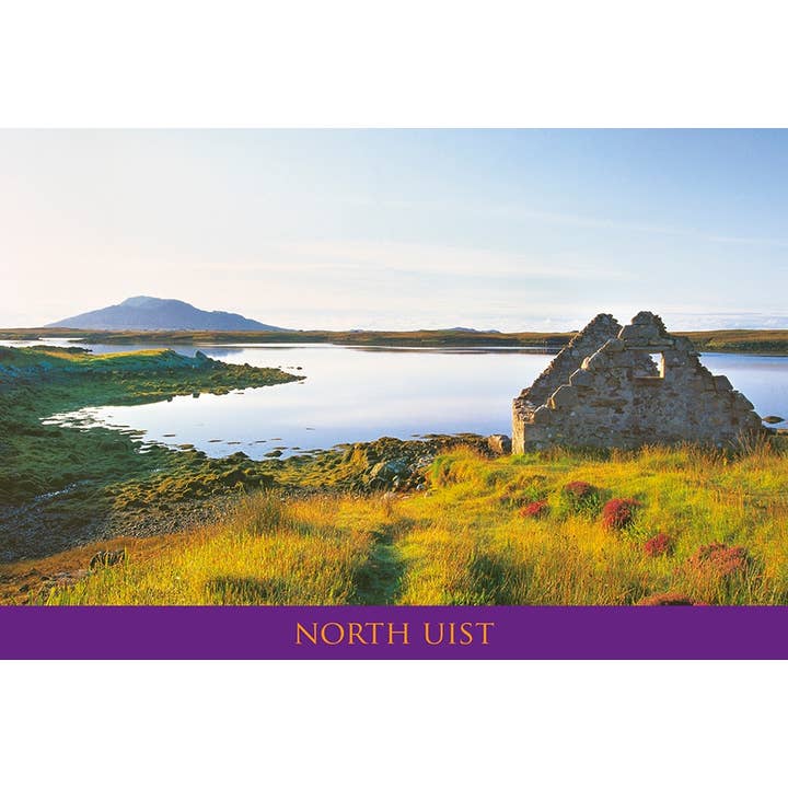 Lille postkort Langass North Uist for engroshandel hos Island Blue Publishing