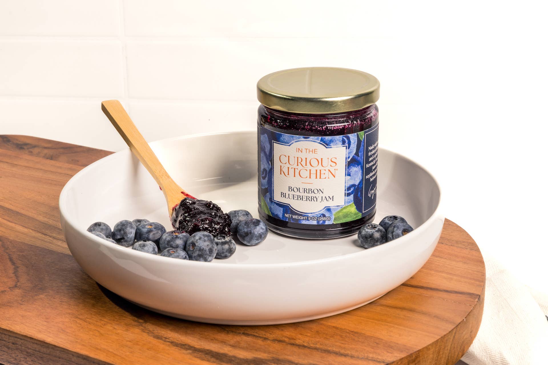 In the Curious Kitchen - Wholesale Jam/Jelly - Blueberry Bourbon Jam | 9 oz.7