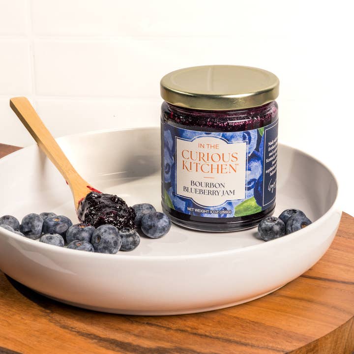 In the Curious Kitchen - Wholesale Jam/Jelly - Blueberry Bourbon Jam | 9 oz.7
