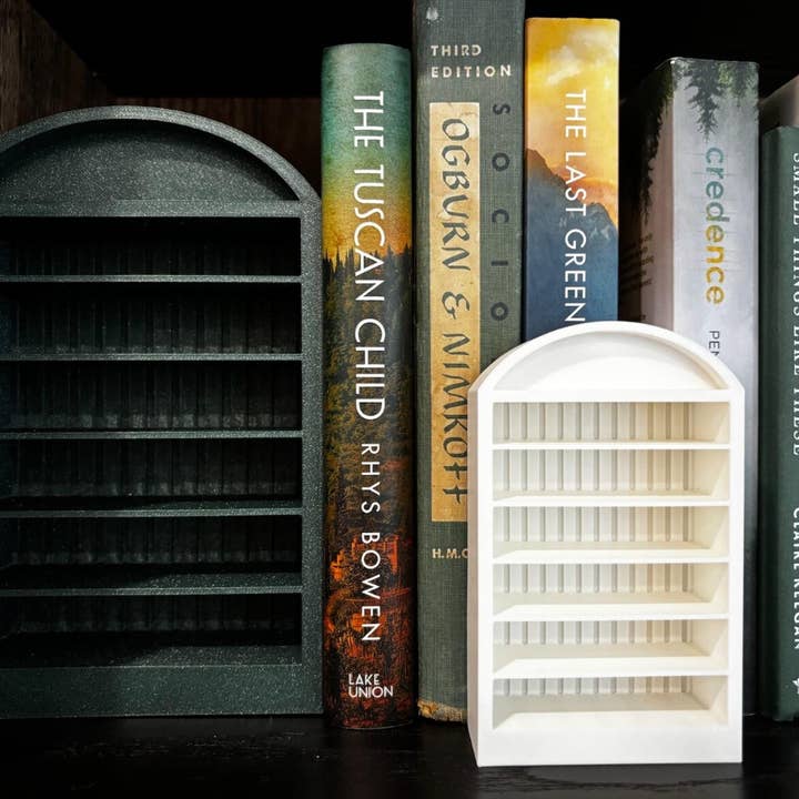 Serre-livres et outil d'alignement pour étagère : Aligneur et Pousseur pour la vente par The Printed Maniac