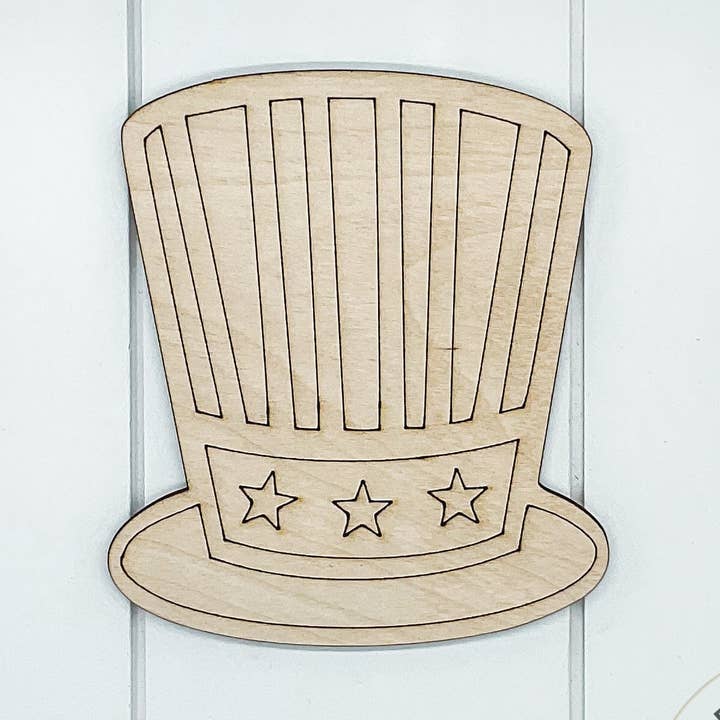 Patriotic Hat Blank for wholesale by Southern Birch Company