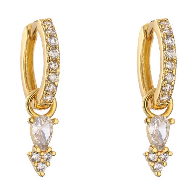 Boucles d'oreilles ruby mae pour la vente par Rosies