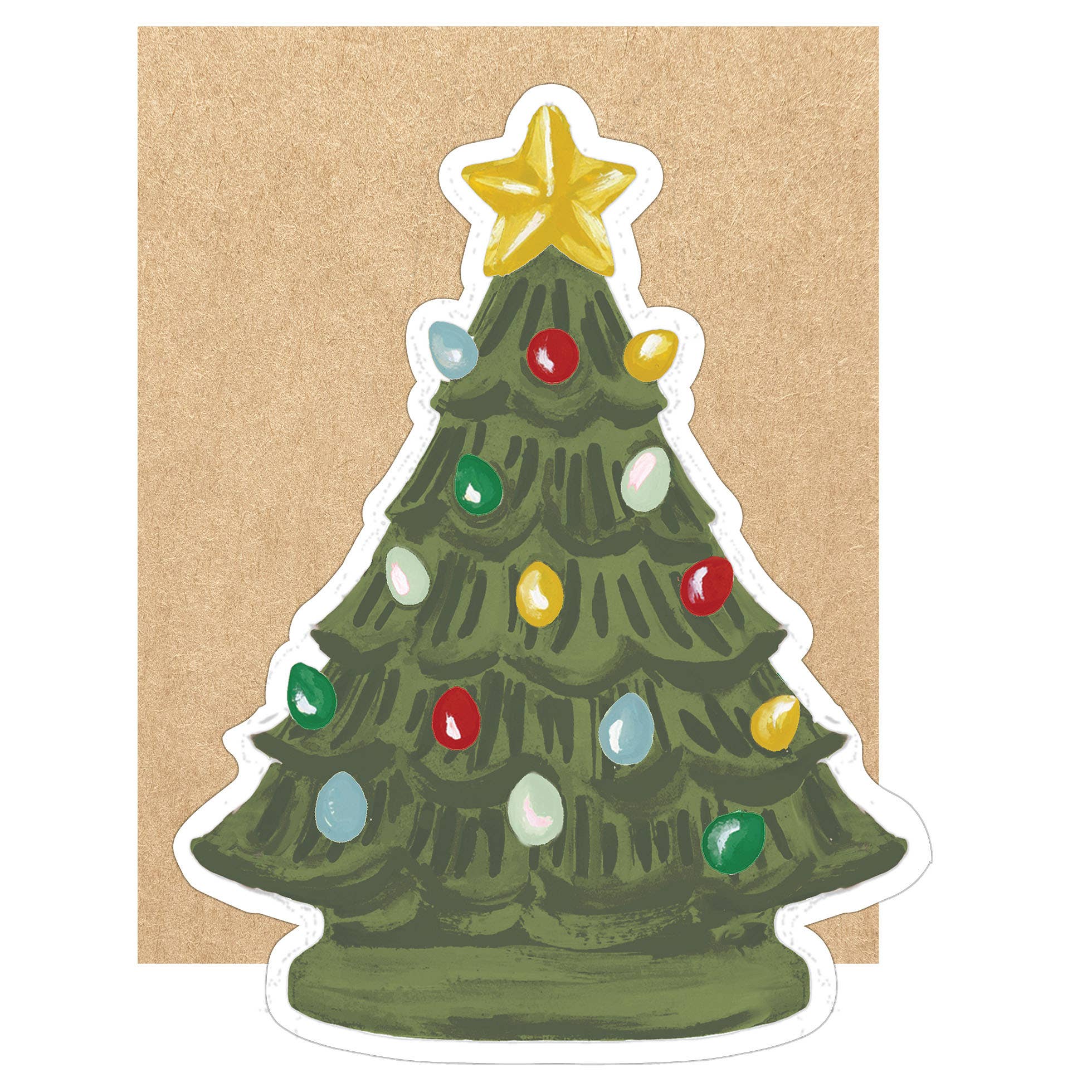 1canoe2 | One Canoe Two Paper Co. - Wholesale Christmas Card - Vintage Christmas Tree Accordion Greeting Card Box Set3