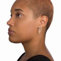 Limbo Jewelry - Wholesale Dangle Earrings - Link Dual Vert Earrings12