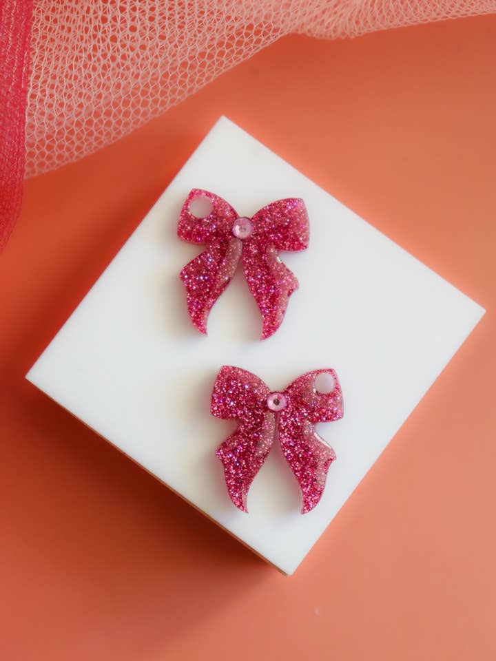 Creoles intercambiáveis Nós Rosa Escuro por atacado de CG Home