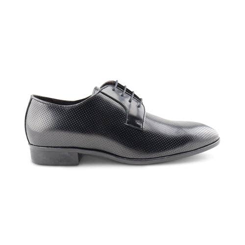 Otisopse - Wholesale Derby Shoes - Men's - Black brush-off leather derbies