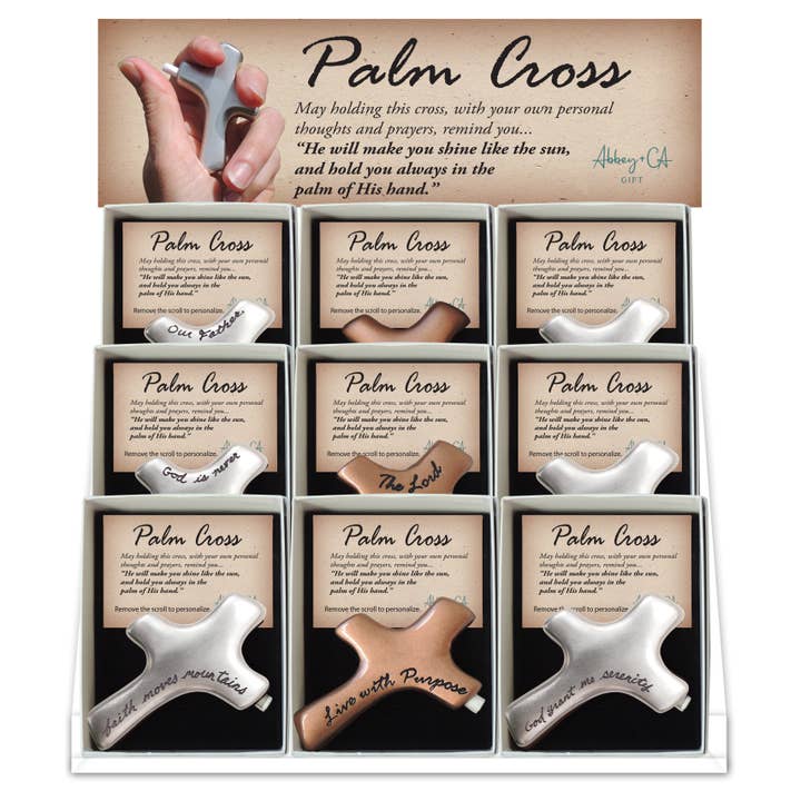 Abbey + CA Gift - Wholesale Retailer Display - Home & Living - Palm Crosses Display Unit1