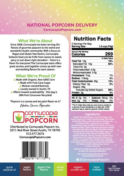Cornucopia Popcorn - Wholesale Popcorn - 30pk NEW Spring Flavors- 3 flavors5