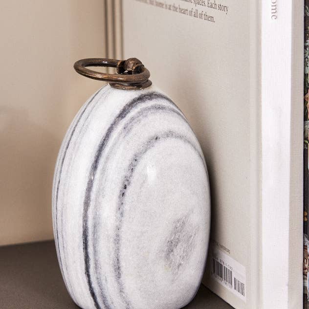 Dibor – wholesale Bookend – Pair of Grey Marble Bookends