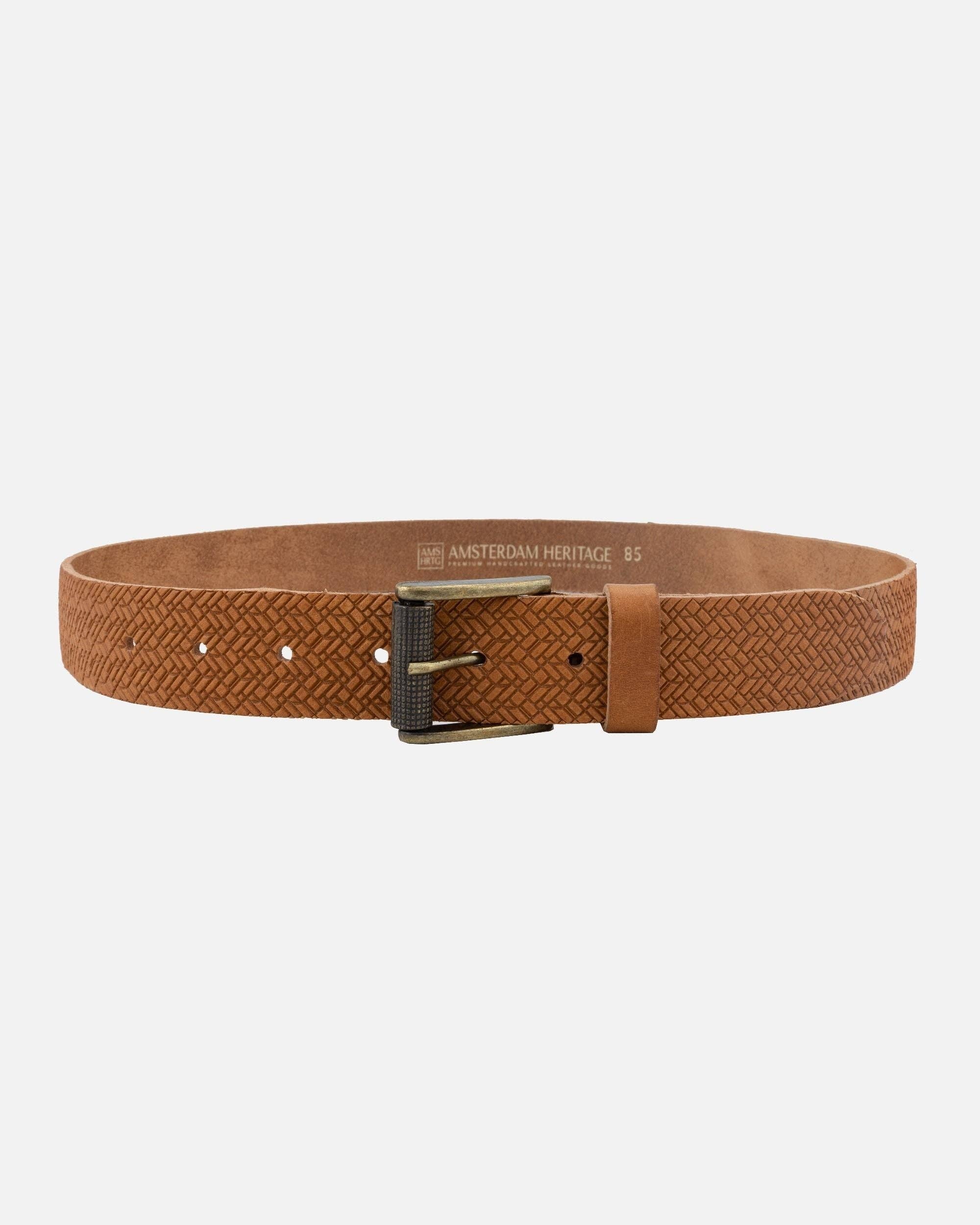Amsterdam Heritage Leather Belts, Bags, Jackets & Apparel - Wholesale Belt - Women's - Ary | Embossed Everyday Leather Belt1